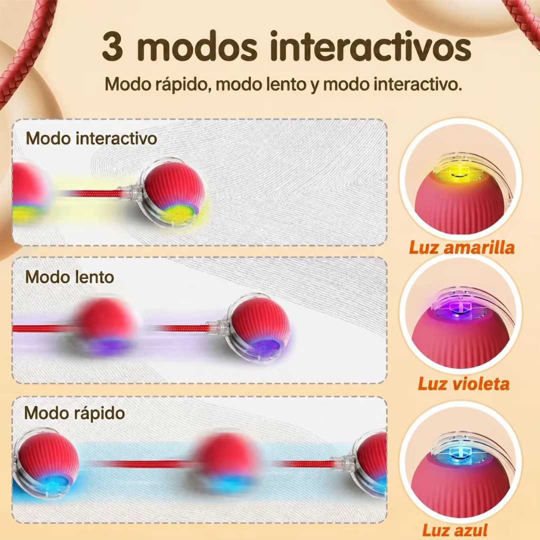 Pelota automática que entretiene a tu mascota